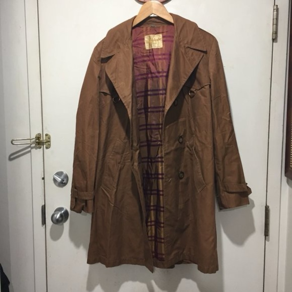 VINTAGE WEATHERLEADER TRENCH COATS SIZE L